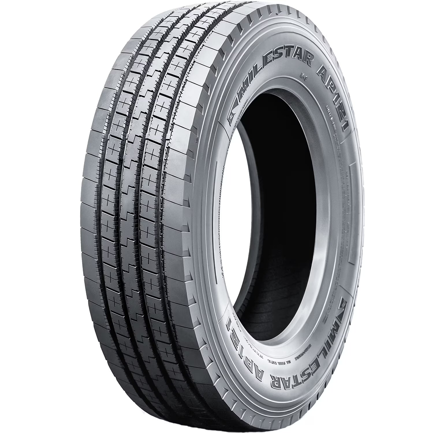 Milestar AP121 All Position Commercial Truck Tire 245/70R19.5 - Durable 16-Ply Load Rating