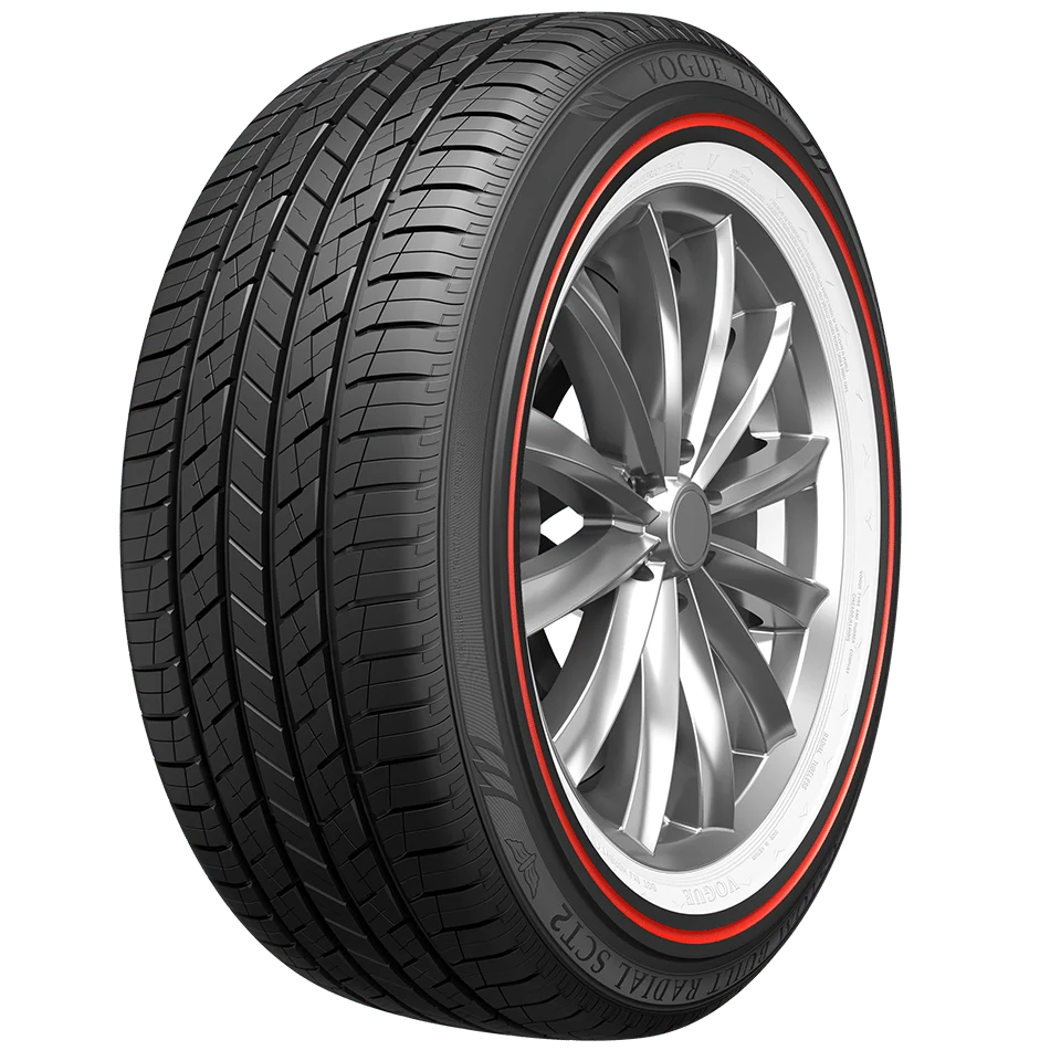 Vogue Custom Built Radial SCT2 Red Stripe Light Truck Tire - 285/45R22 H Speed Rating