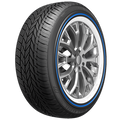 Vogue Custom Built Radial White/Blue Passenger and SUV Tire - Part Number 03317065