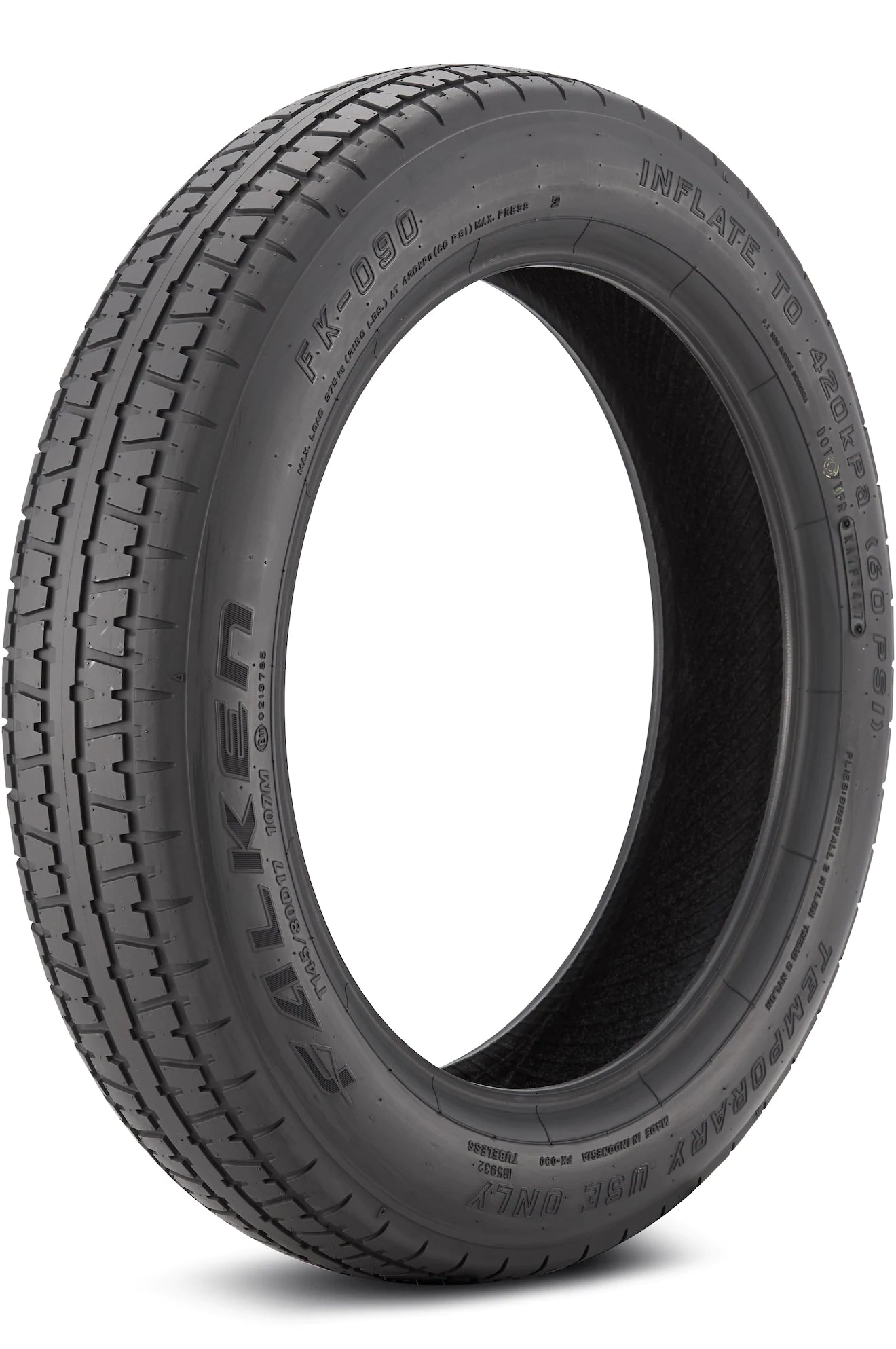 Falken FK-090 Temporary Spare Tire 165/90R17 with 105 Load Rating and M Speed Rating