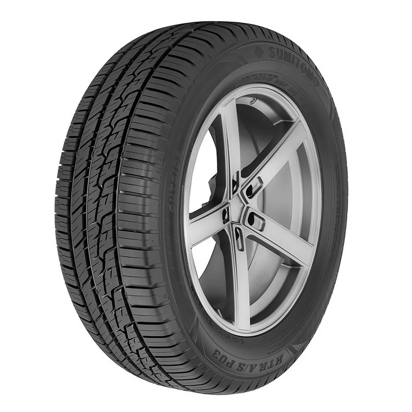 Sumitomo HTR AS P03 Passenger and SUV Tire - 225/55R19 V Speed Rating, 65,000 Mile Warranty