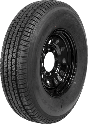Taskmaster ST Trailer Assembly - 235/80R16 Tire with Rim for Trailers