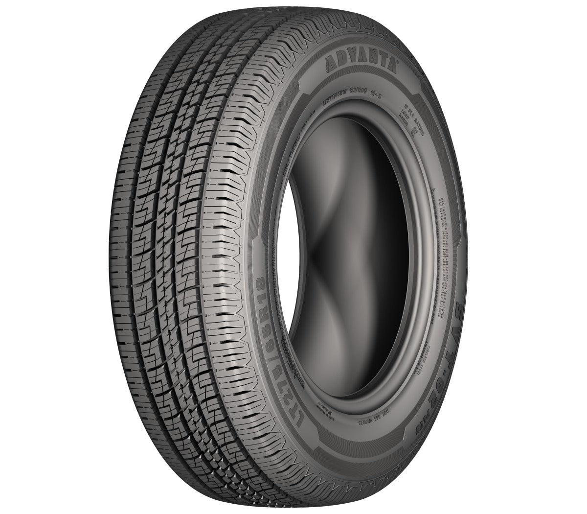 Advanta SVT-02 Plus Light Truck Tire 285/70R17 with 10-Ply Rating and 60,000 Mile Warranty